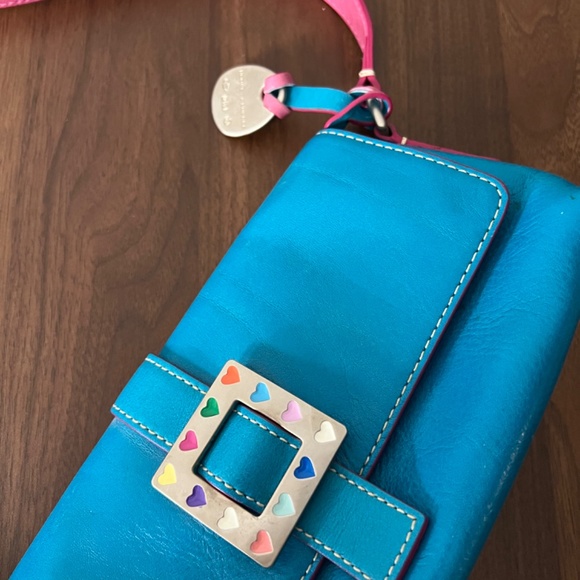 Dooney & Bourke Leather Heart Buckle Bag - Picture 7 of 9